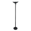 Alera® Torchier Floor Lamp, 12.5w x 12.5d x 72h, Matte Black