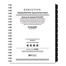 AT-A-GLANCE® Executive Weekly/Monthly Planner Refill with 15-Minute Appointments, 11 x 8.25, White Sheets, 12-Month (Jan to Dec): 2023