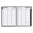 AT-A-GLANCE® DayMinder Hardcover Weekly Vertical-Column Format Appointment Book, 11 x 8, Black Cover, 12-Month (Jan to Dec): 2023