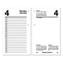 AT-A-GLANCE® Desk Calendar Refill with Tabs, 3.5 x 6, White Sheets, 2023