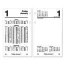 AT-A-GLANCE® Financial Desk Calendar Refill, 3.5 x 6, White Sheets, 2023
