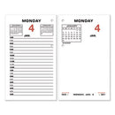 AT-A-GLANCE® Two-Color Desk Calendar Refill, 3.5 x 6, White Sheets, 2023