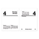 AT-A-GLANCE® Compact Desk Calendar Refill, 3 x 3.75, White Sheets, 2023