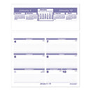 AT-A-GLANCE® Flip-A-Week Desk Calendar Refill, 7 x 6, White Sheets, 2023