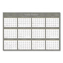 Blue Sky® Adrianna Laminated Erasable Wall Calendar, 36 x 24, White/Taupe Sheets, 12-Month (Jan to Dec): 2023