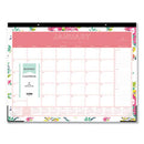 Blue Sky® Day Designer Peyton Desk Pad Calendar, Floral Artwork, 22 x 17, Black Binding, Clear Corners, 12-Month (Jan-Dec): 2023