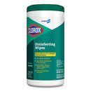 Disinfecting Wipes, 1-Ply, 7 x 8, Fresh Scent, White, 75/Canister