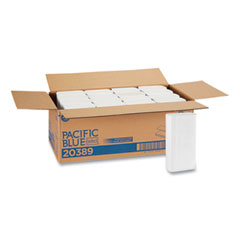 Georgia Pacific® Professional Pacific Blue Select Folded Paper Towels, 9.2 x 9.4, White, 250/Pack, 16 Packs/Carton