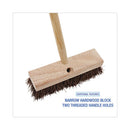 Boardwalk® Deck Brush Head, 2" Brown Palmyra Bristles, 10" Brush